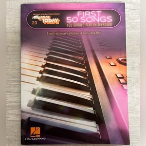 EZ PLAY Songbook #23 First 50 Songs You Should Play On Your Keyboard